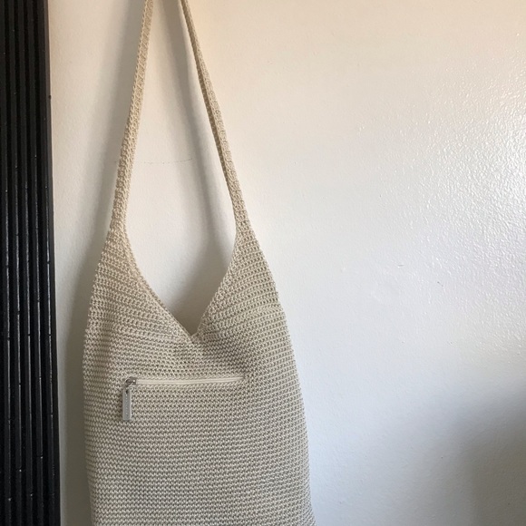 The SAK Original Crochet Hobo Bag Cream colored - Picture 2 of 14